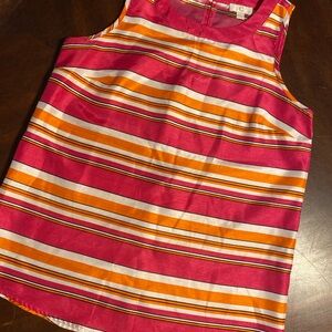 C/MEO Collective Pink and Orange Halter Sundress Top
